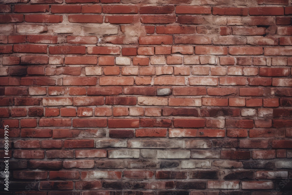 Obraz premium Red brick wall background texture