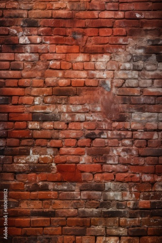 Red brick wall background texture