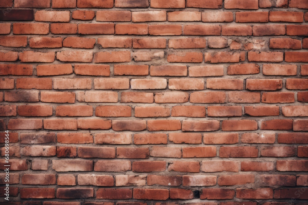 Fototapeta premium Red brick wall background texture