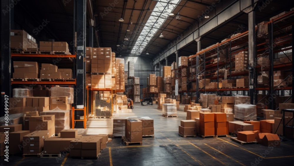 A Maze of Boxes: Exploring the Depths of a Massive Warehouse A Maze of Boxes: Exploring the Depths of a Massive Warehouse
