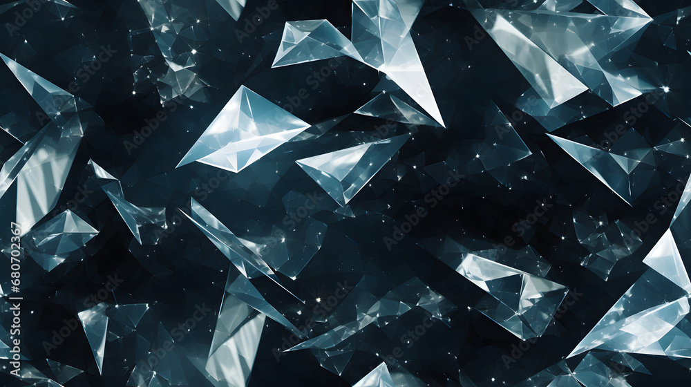 Shimmering diamond surface with brilliant cuts, seamless texture Shimmering diamond surface with brilliant cuts, seamless texture