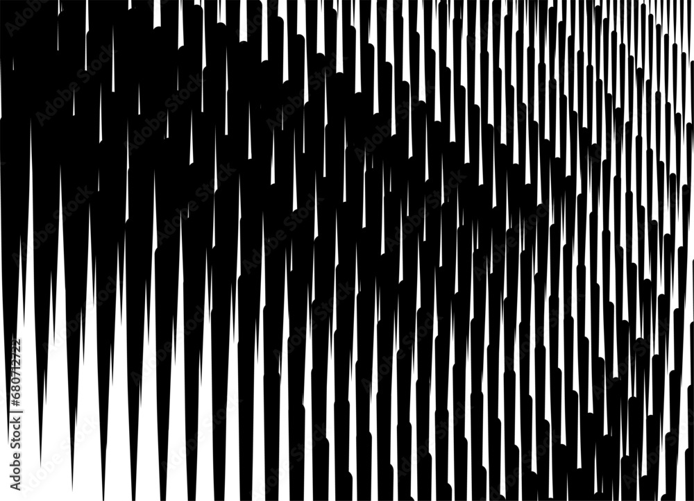 Black and white striped vector background made of abstract rays. Modern vector illustration Black and white striped vector background made of abstract rays. Modern vector illustration