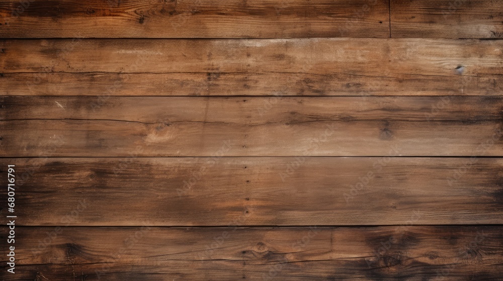 Fototapeta premium Wooden wall plank texture panel background grunge wallpaper