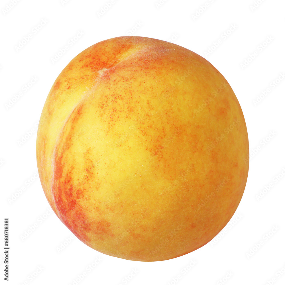 Fresh peach isolated on white background with clipping path Fresh peach isolated on white background with clipping path