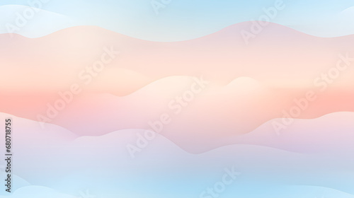 Soft color gradients of calm pastel dawn sky, seamless texture © Matthias
