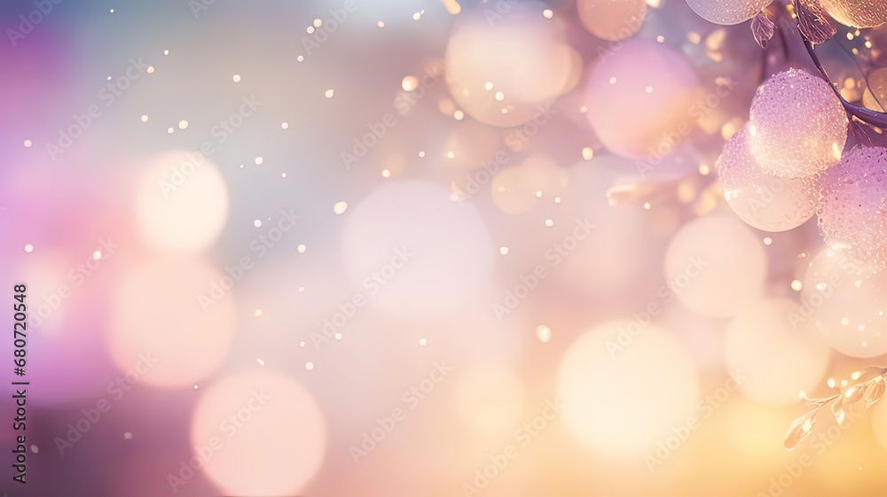 Beautiful bokeh background in soft light Beautiful bokeh background in soft light
