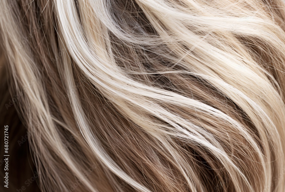 Naklejka premium a horse's hair up close, light white and light red, hard-edge color field, dotted