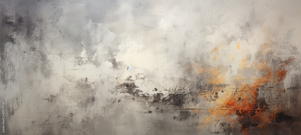 Wunschmotiv: Dynamic Grey Abstract Painting #680721768