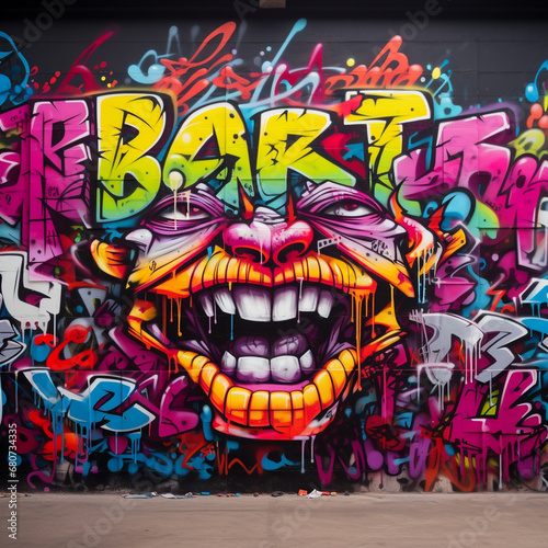 a graffity wall