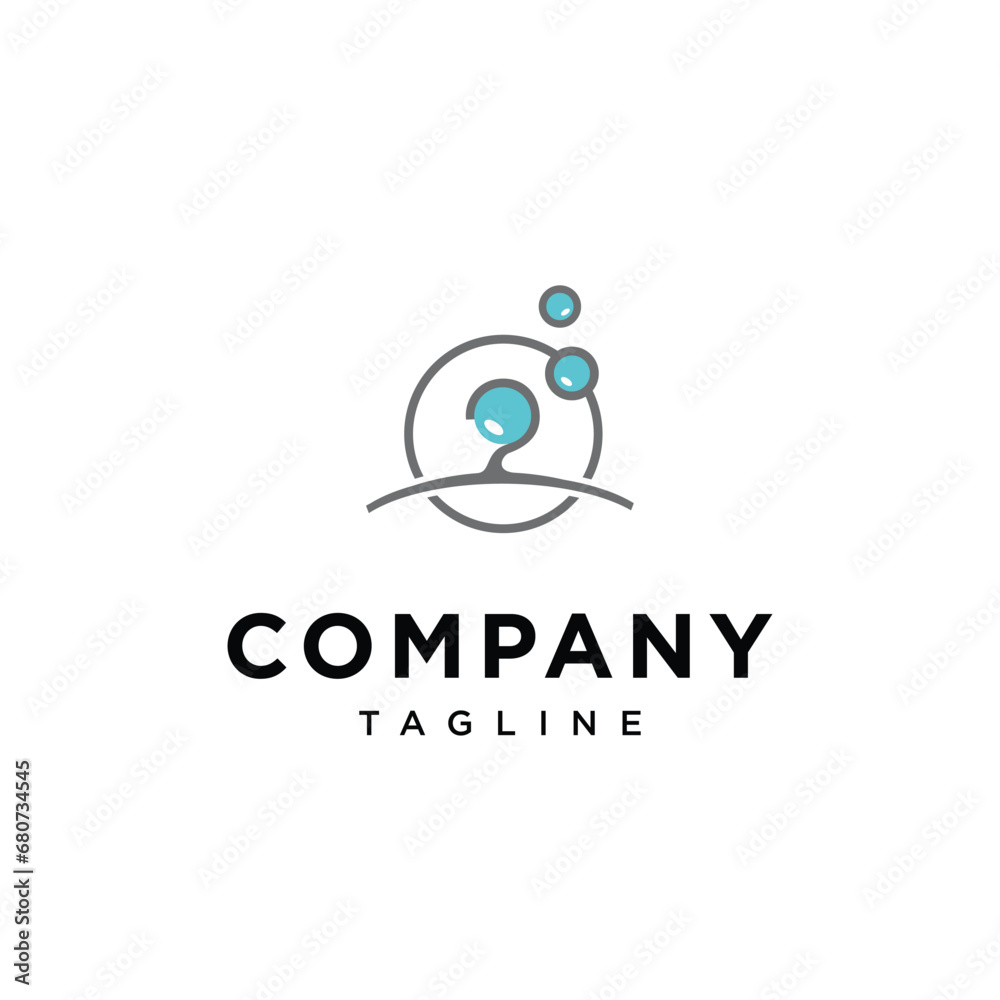 Bubble laundromart logo icon vector template.eps Bubble laundromart logo icon vector template.eps