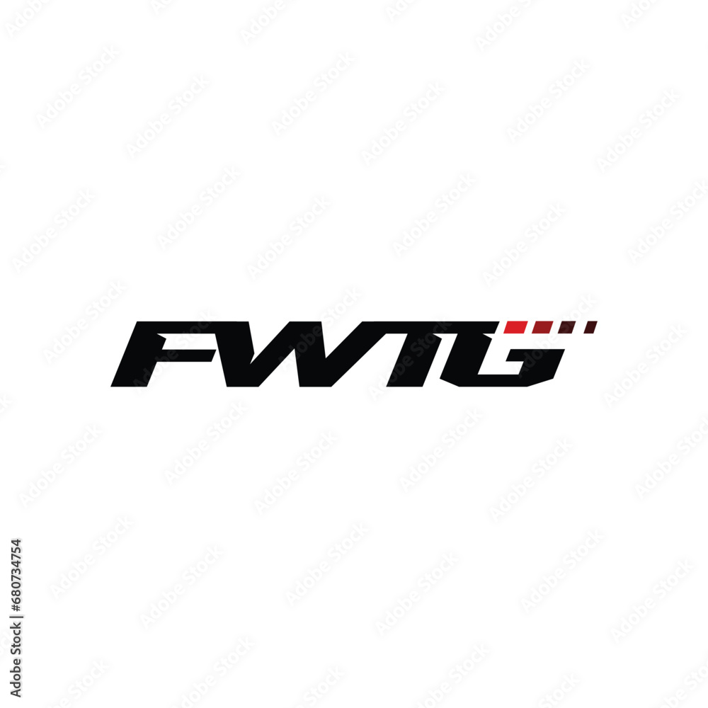 FWTG sport car logo icon vector template.eps