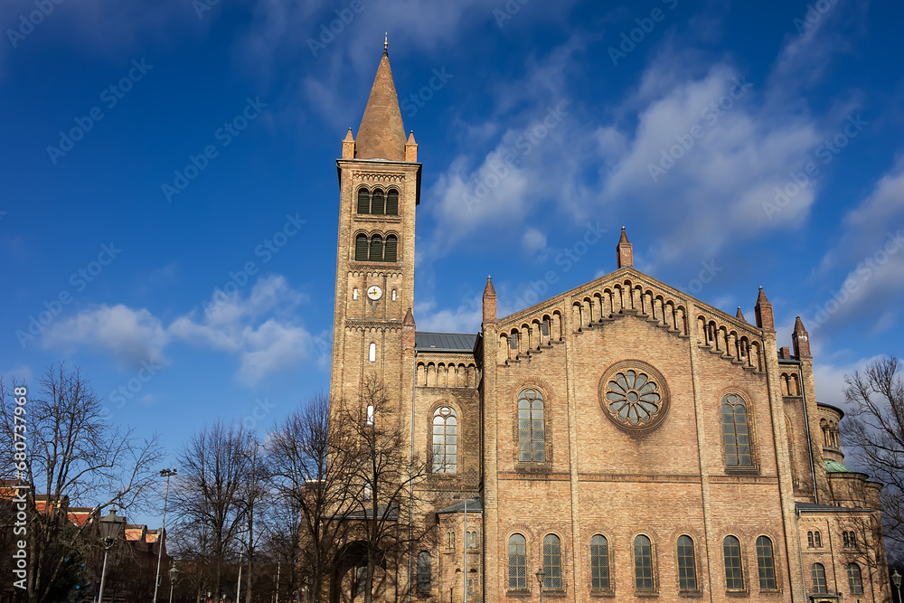 The Roman Catholic Church of Ss. Peter and Paul was completed in 1870. POTSDAM, GERMANY.