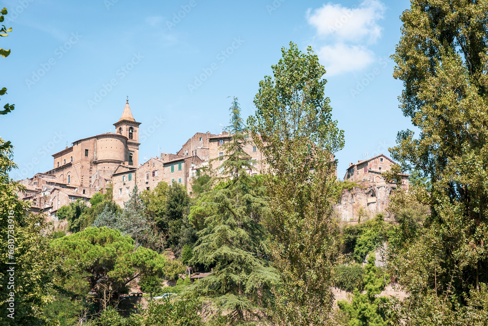 a view of Vetralla old town, province of Viterbo, Lazio, Italy