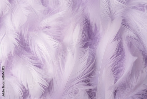 white feather texture pattern background, light silver and violet, transparent layers, motion blur panorama