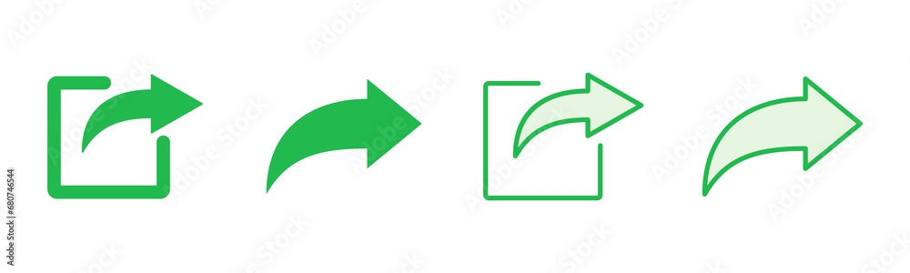 Share icon set. Sharing vector icon Share icon set. Sharing vector icon