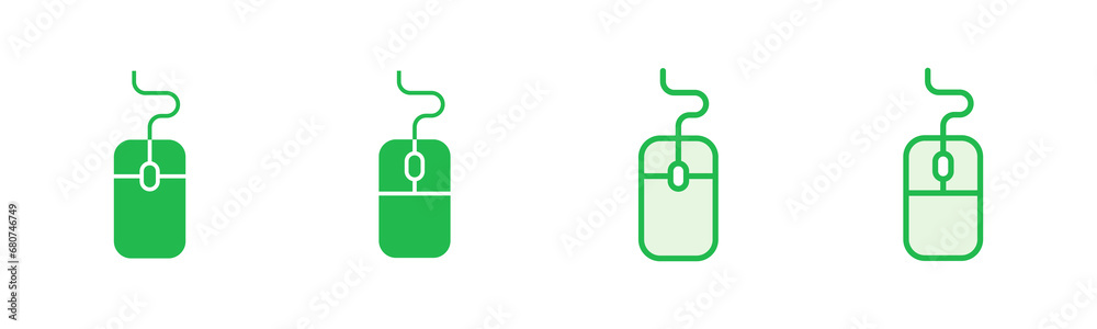 Mouse icon set. click icon vector. pointer icon vector. Mouse icon set. click icon vector. pointer icon vector.