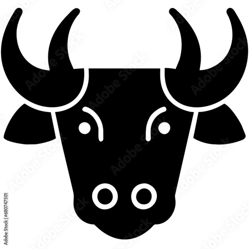 head of bull