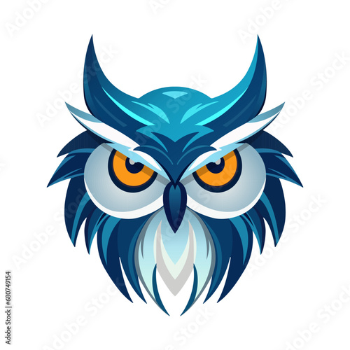 Owl mascot vector illustrator © Inamiku