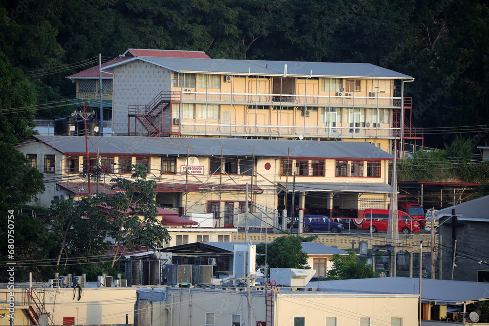 Gebäude auf Tortola (Karibik)