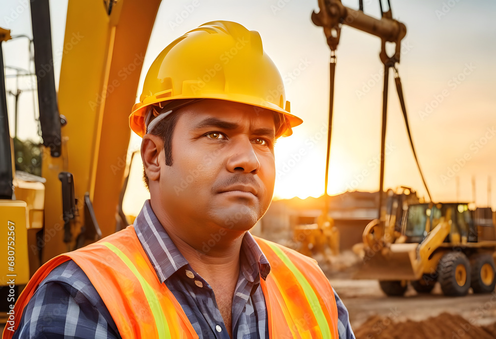portrait of a construction worker portrait of a construction worker