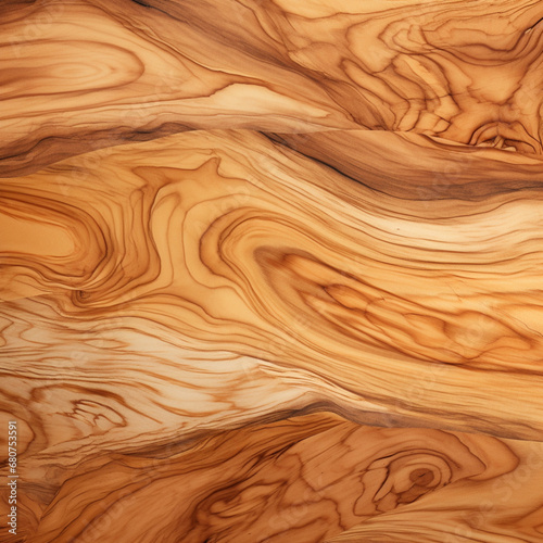 Fotografia con detalle de superficie de madera con vetas suaves y tonos marrones