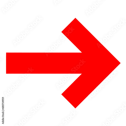 Free Download red arrow isolated on white - GFXLoad