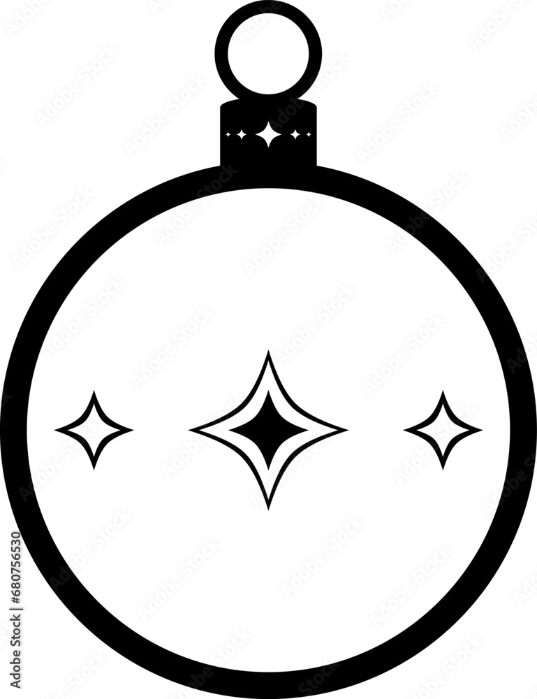 Obraz premium christmas ball