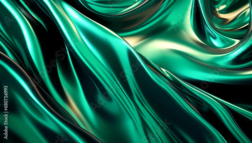 Shiny metallized fabric texture animation background