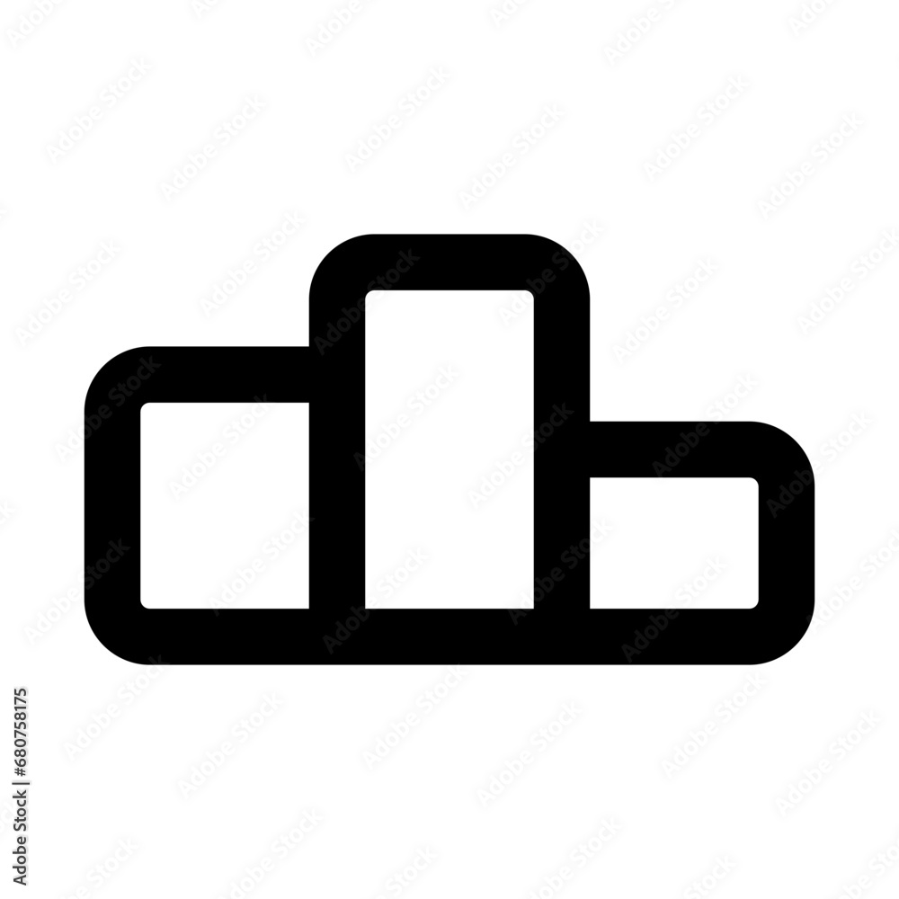 podium line icon podium line icon