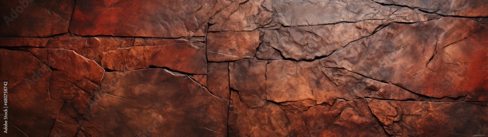 Textured Brown Rock Wall with Depth and Rust-like Color Textured Brown Rock Wall with Depth and Rust-like Color