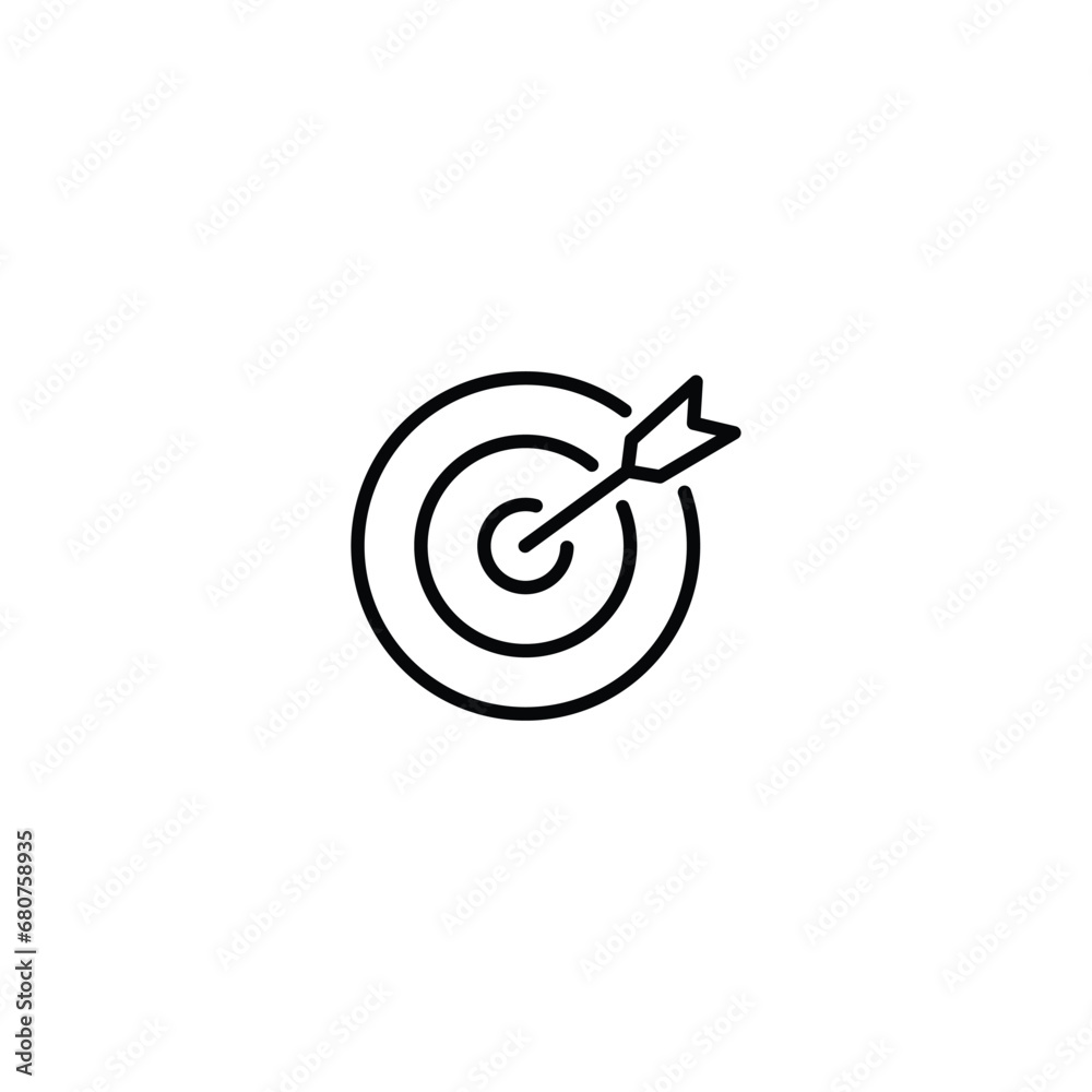 Target icon, target sign vector Target icon, target sign vector