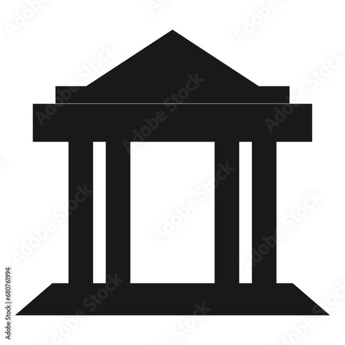 Museum icon vector