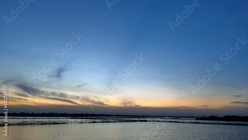 Malabon dike on a cold November morning photo