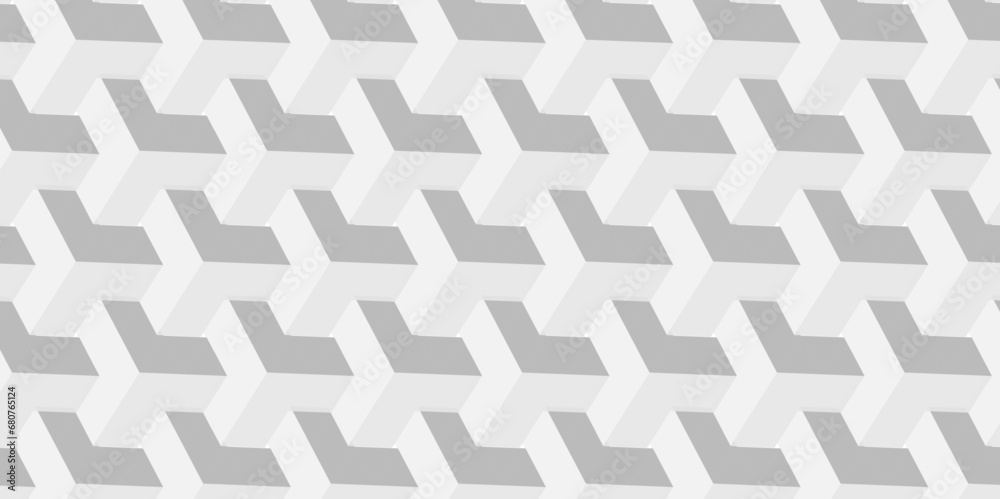 Abstract geometric structure mosaic and tile square background with cubes pattern. Seamless geometric pattern abstract background. abstract cubes geometric white and gray color hexagon technology. Abstract geometric structure mosaic and tile square background with cubes pattern. Seamless geometric pattern abstract background. abstract cubes geometric white and gray color hexagon technology.