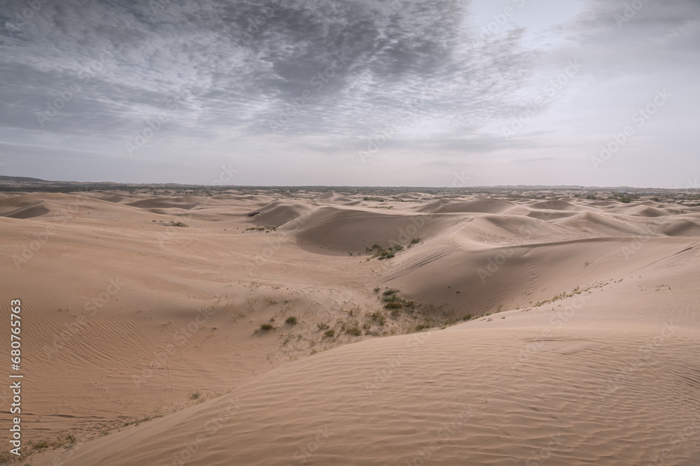 Badain Jaran Desert in Inner Mongolia, China, the third largest desert