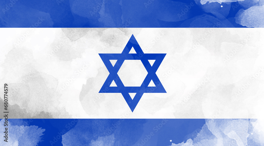National flag of Israel as background, illustration National flag of Israel as background, illustration