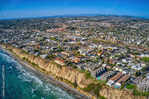 Aerial View of Encinitas, California