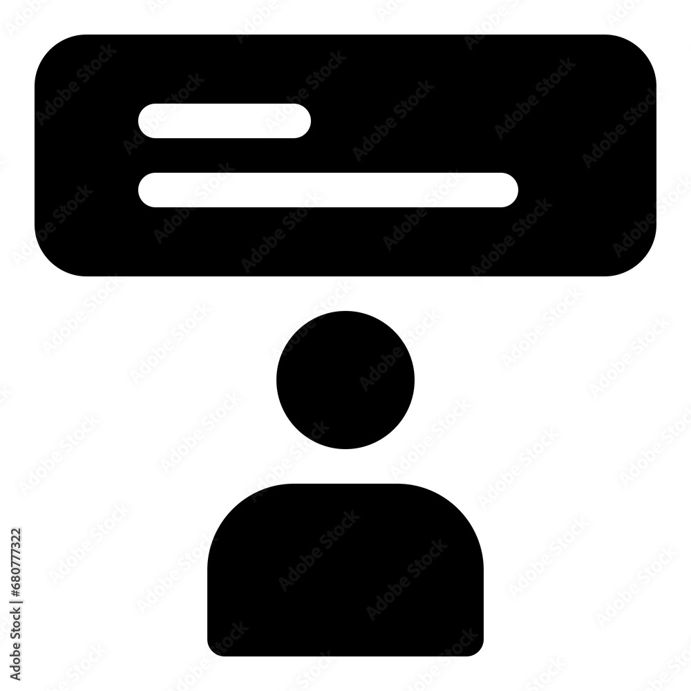 User with chat icon for customer review, opinion, and feedback User with chat icon for customer review, opinion, and feedback