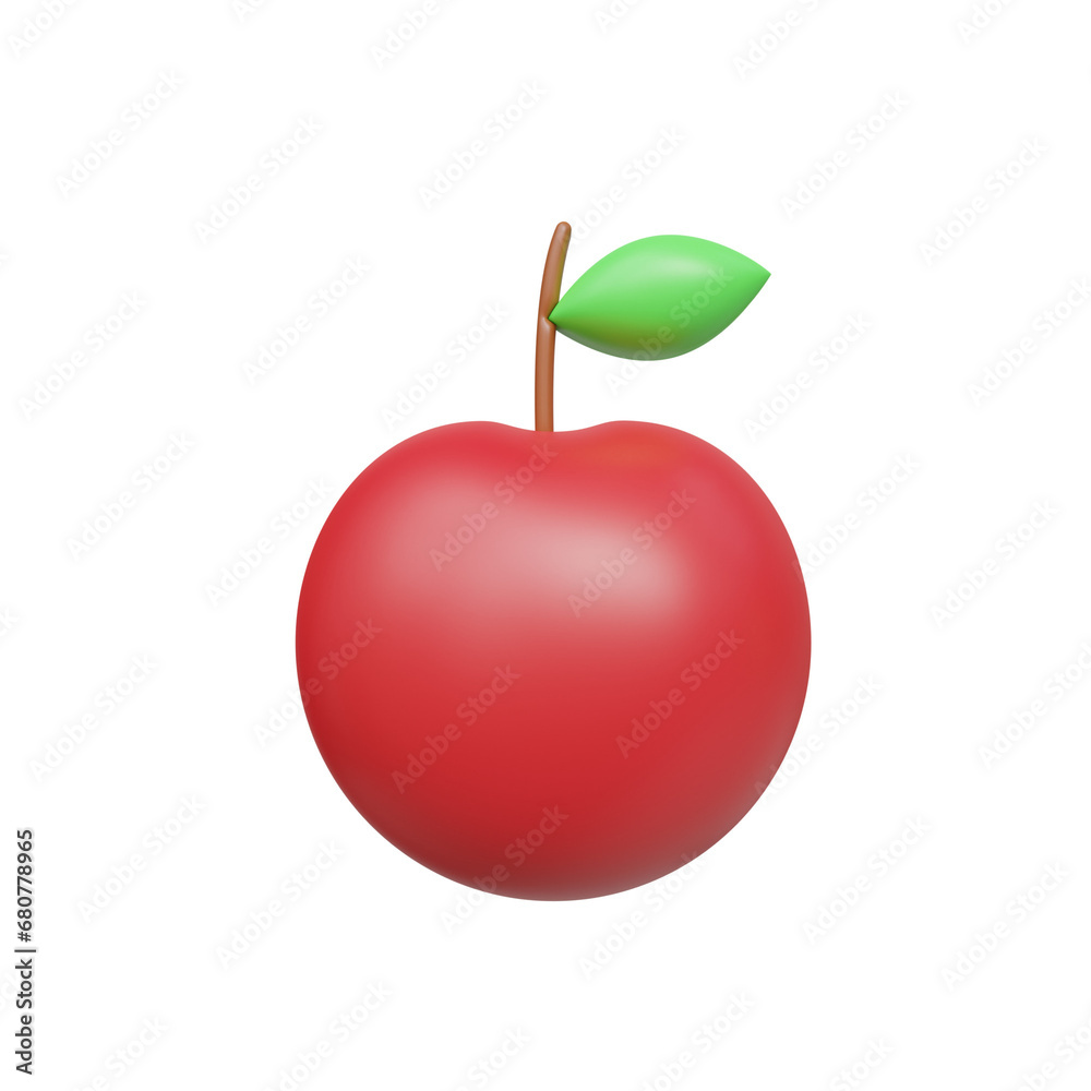 Obraz premium Cherry, 3D Inflate