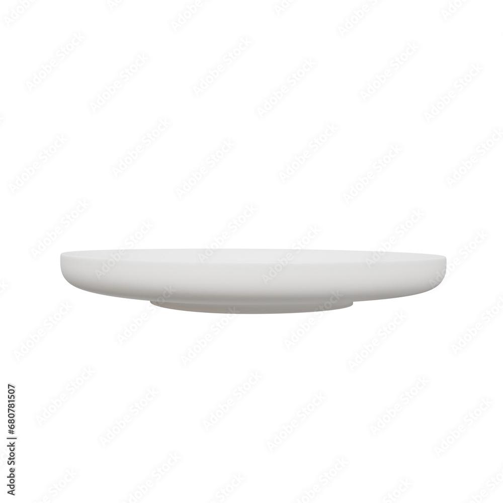 Plate, 3D render illustration Plate, 3D render illustration