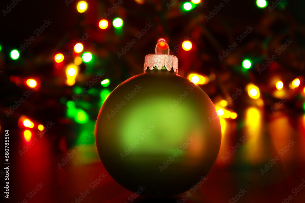 Christmas tree ornament closeup Christmas tree ornament closeup