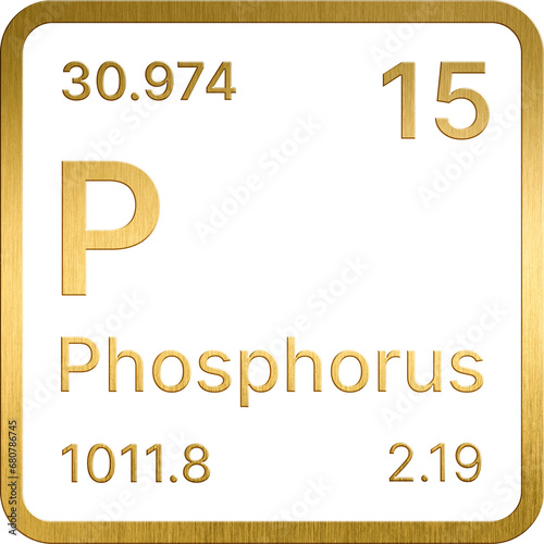 Golden 15. Phosphorus (P) Periodic table of the chemical elements