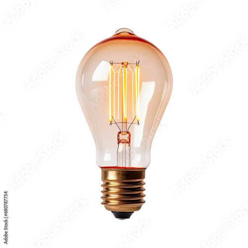 Close-Up Of Electric Lamp Against White Background