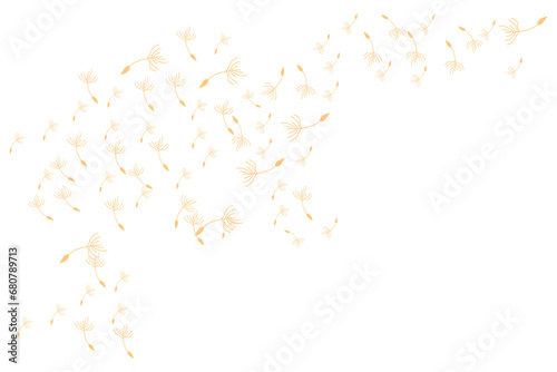 Dandelion Logo, Vector Plant Dandelion flower, Design Icon Template