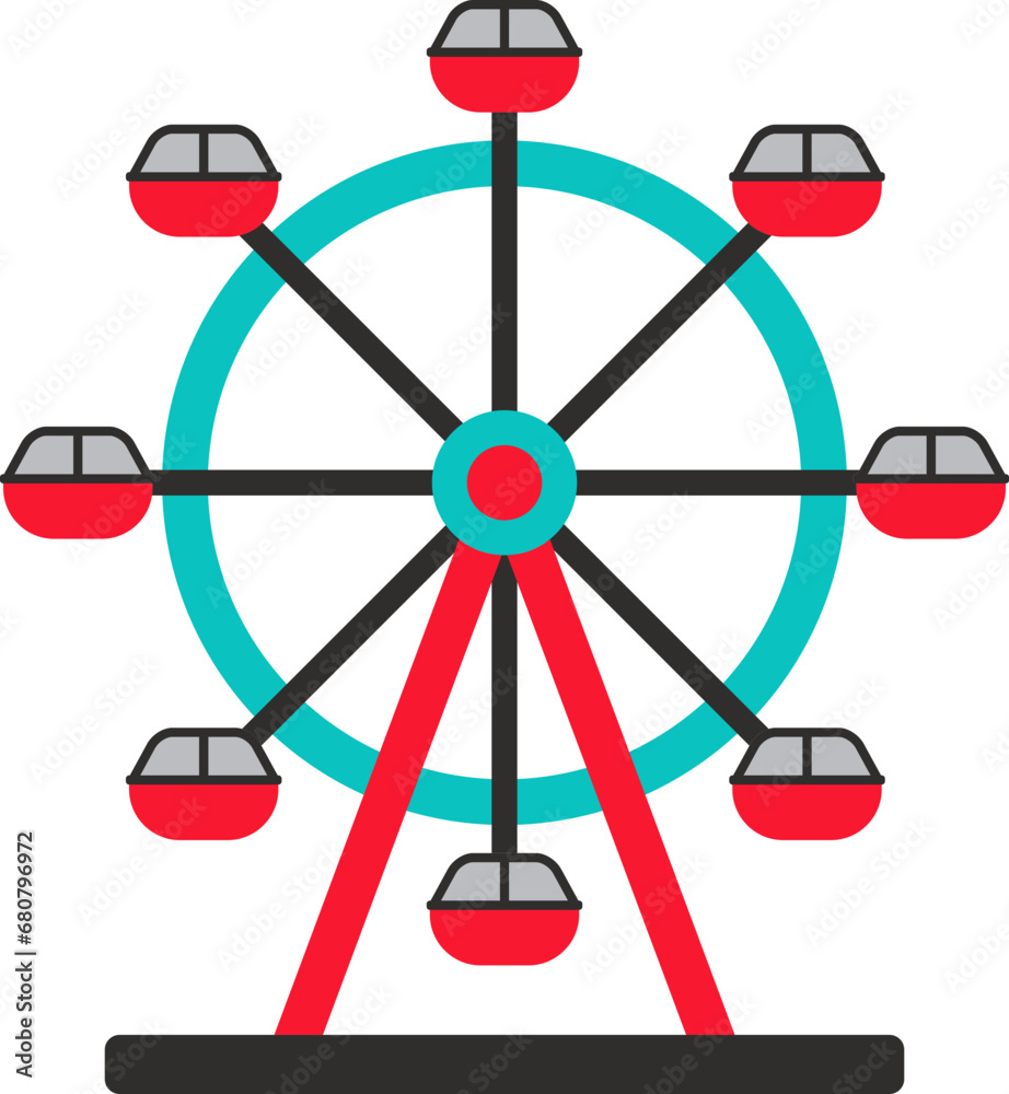 Ferris wheel illustration Ferris wheel illustration