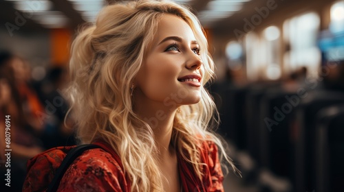 Image Positive Young Blonde Woman Smiling , Wallpaper Pictures, Background Hd