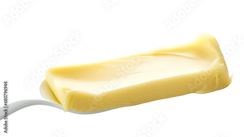 Isolated butter stick on a white background
