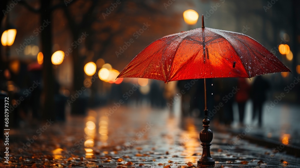 Person Holding Umbrella Under Heavy Rain , Wallpaper Pictures, Background Hd