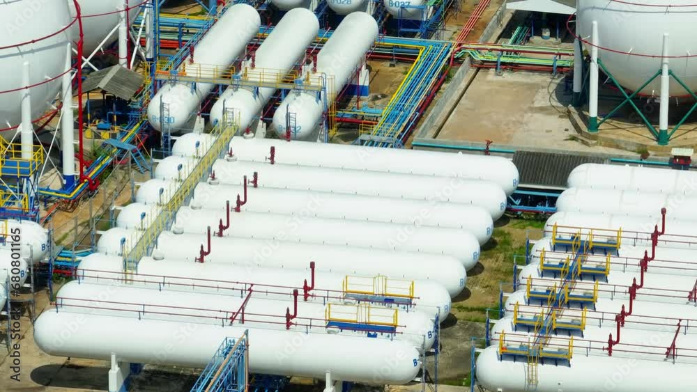 From the heavens, the drone unveils the sprawling natural gas storage, a testament to our ability to harness Earth's resources. Energy Essential: Harnessing Natural Gas.
From the heavens, the drone unveils the sprawling natural gas storage, a testament to our ability to harness Earth's resources. Energy Essential: Harnessing Natural Gas.
