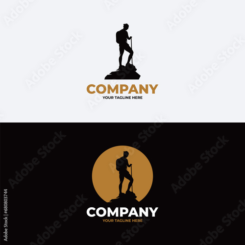 Adventure hiking club logo design inspiration